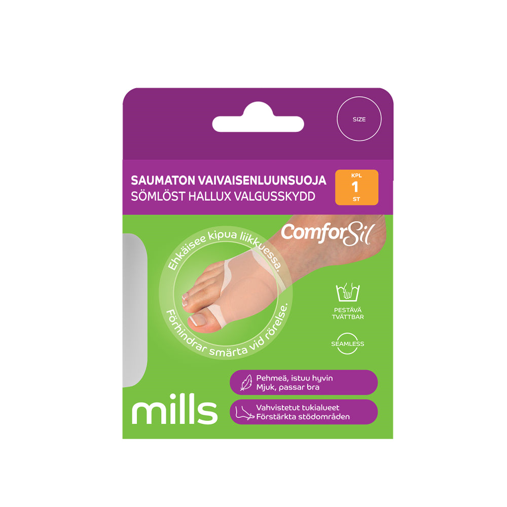 COMFORSIL Saumaton vaivaisenluunsuoja, L