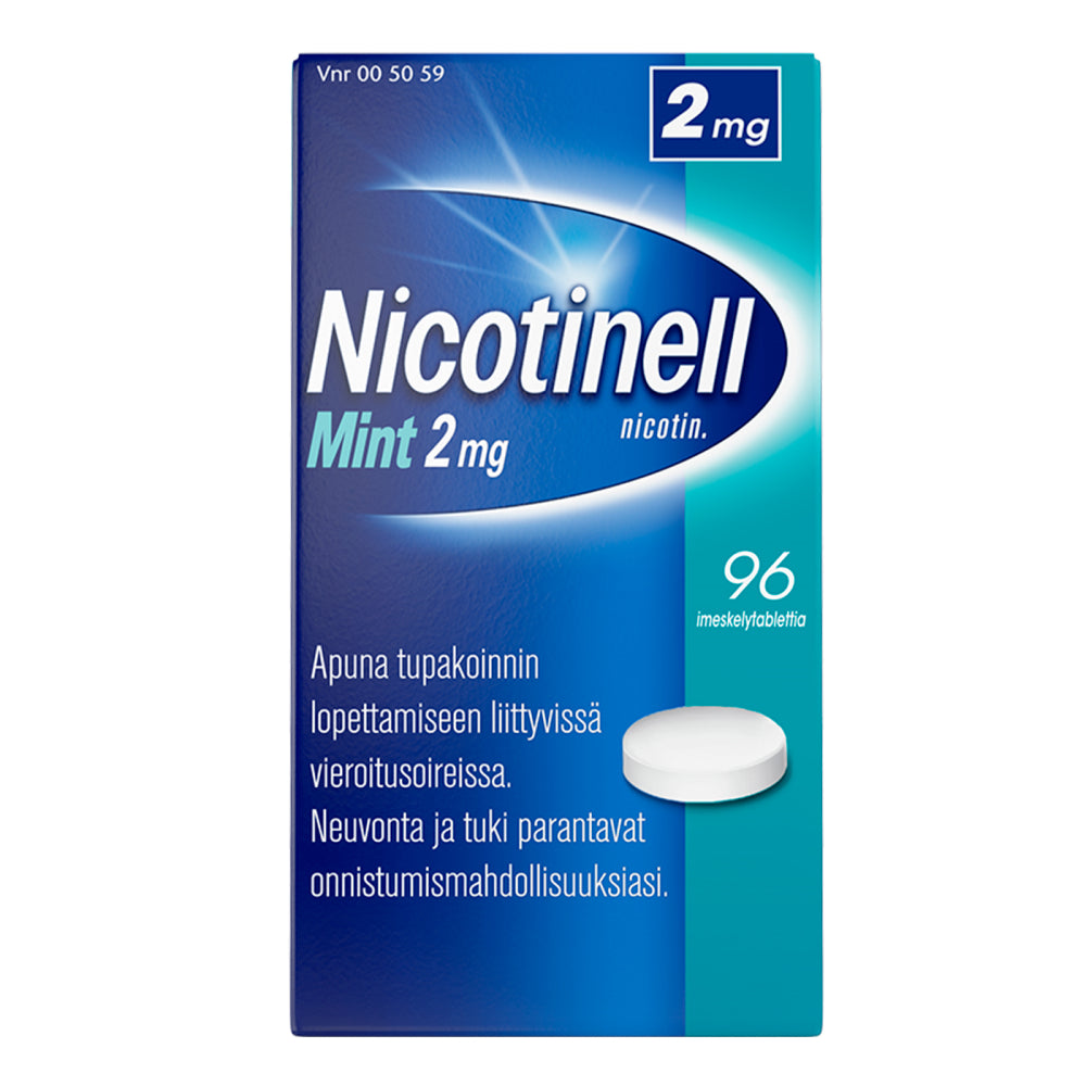 NICOTINELL MINT 2 mg imeskelytabletti 96 kpl