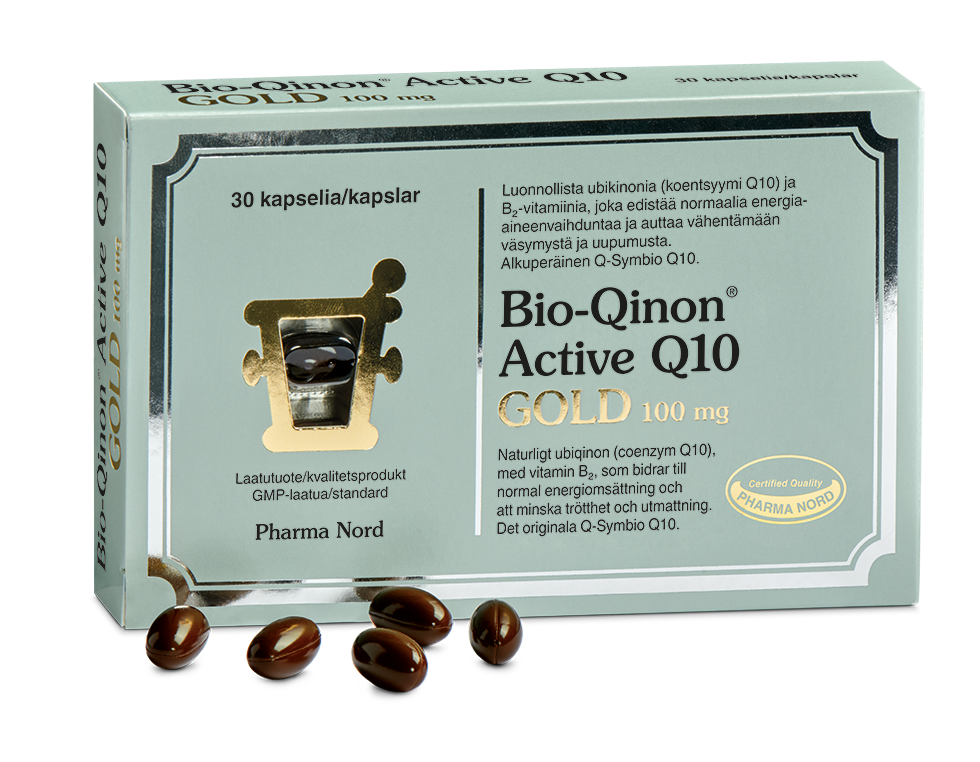 BIO-Qinon Q10 Gold 100 mg ubikinonivalmiste 30 kapselia