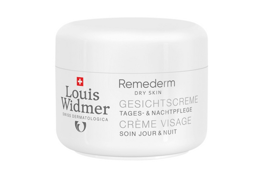 LOUIS WIDMER Remederm Dry Skin Face Cream kasvovoide, hajusteeton 50 ml