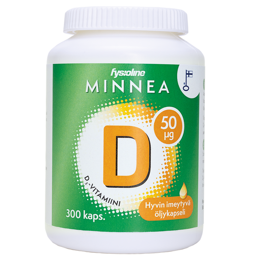 MINNEA D-Vitamiini 50 µg 300 kapselia