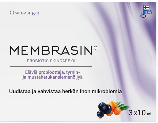 MEMBRASIN Probiotic Skincare Oil ampulli 3 kpl