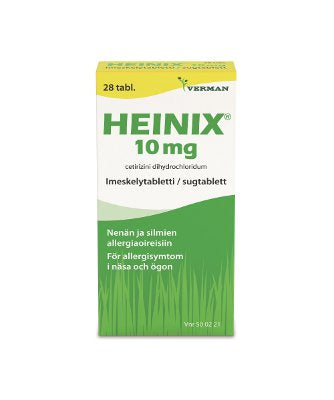 HEINIX 10 mg imeskelytabletti 28 tablettia