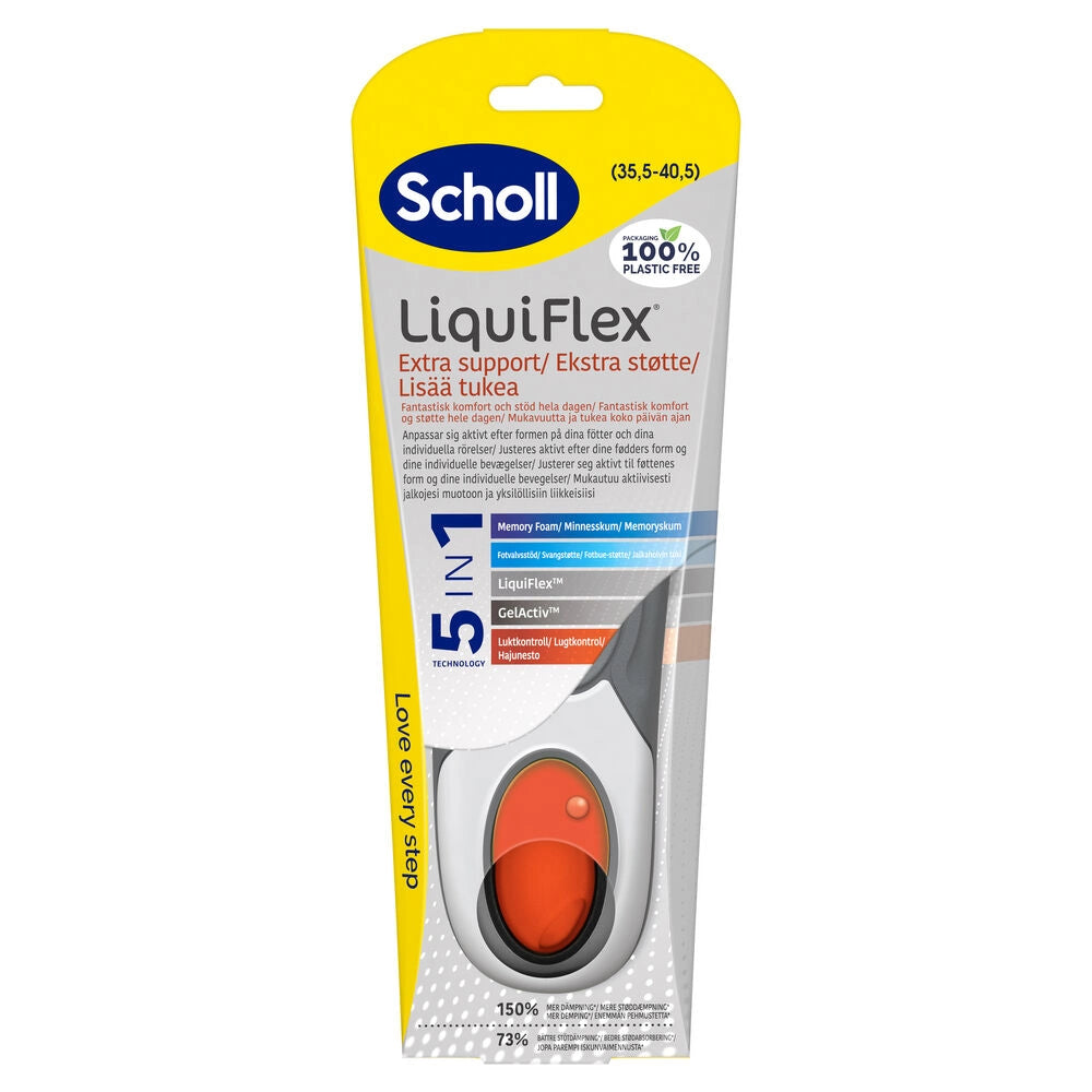 SCHOLL Liquiflex Extra Support pohjallinen, koko S 1 pari