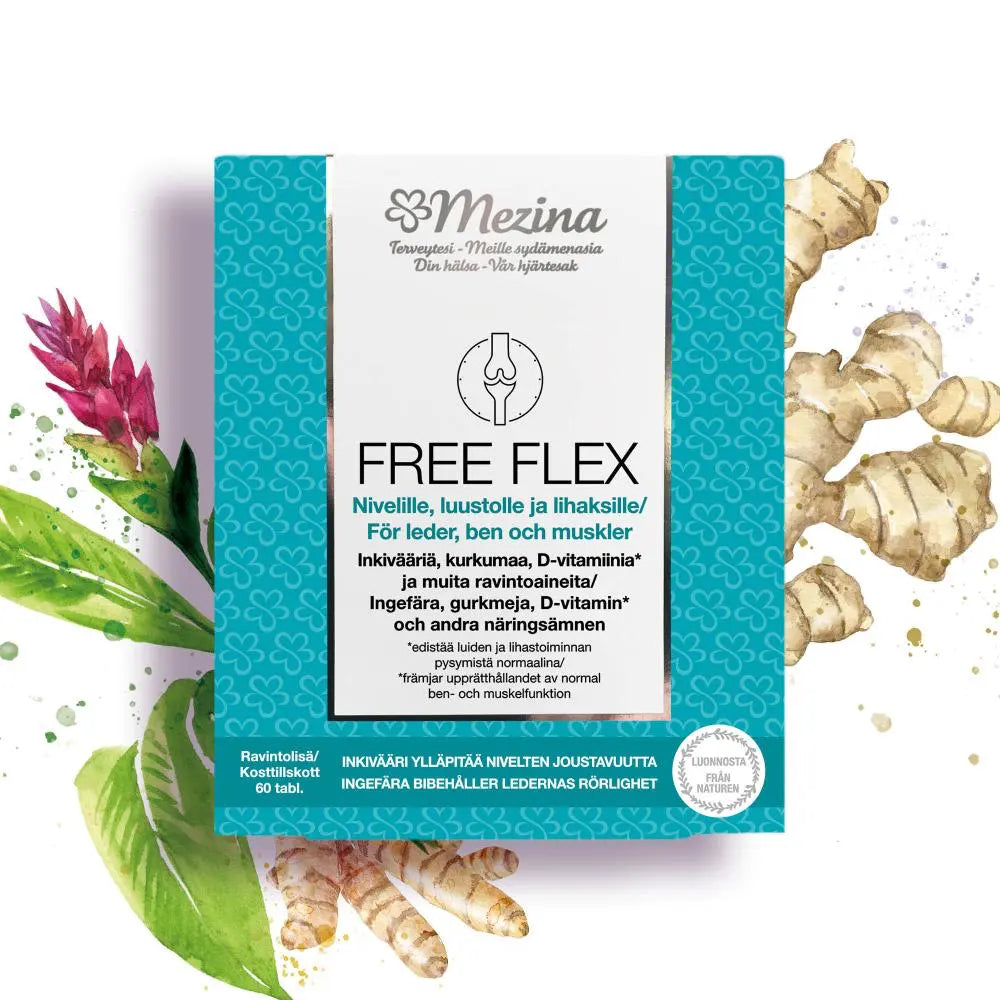 MEZINA Free flex ravintovalmiste nivelille 60 tabl.