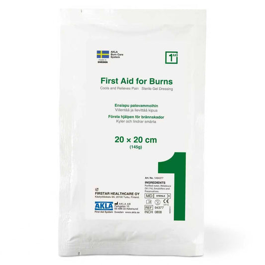 1Aid Burn Gel palovammataitos 20x20 cm 1 kpl