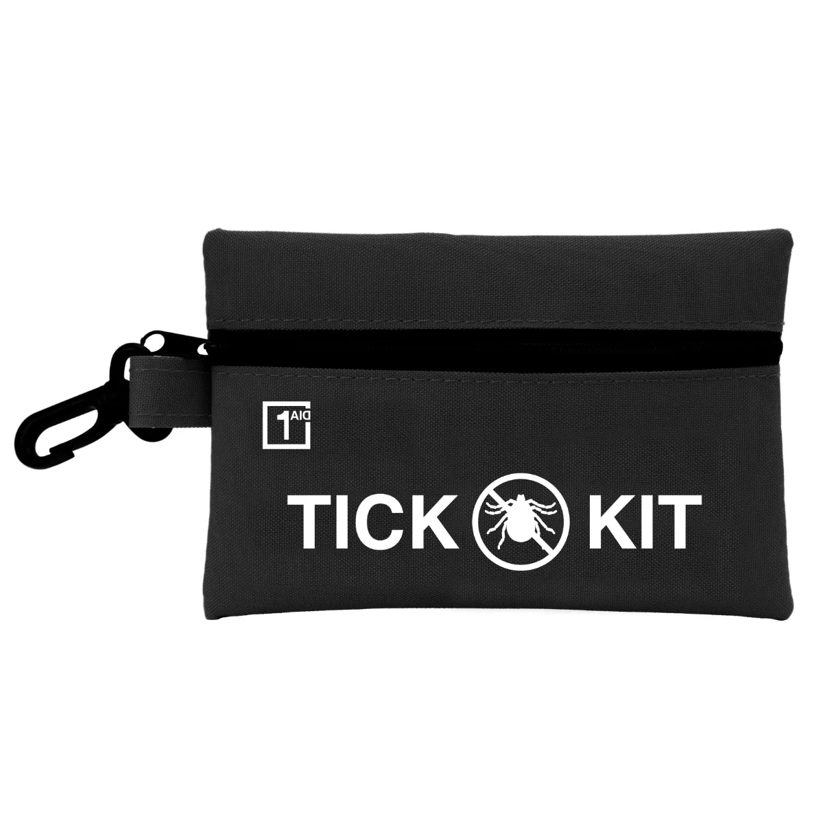 1Aid Punkinpoistosetti Musta – vetoketjupussissa