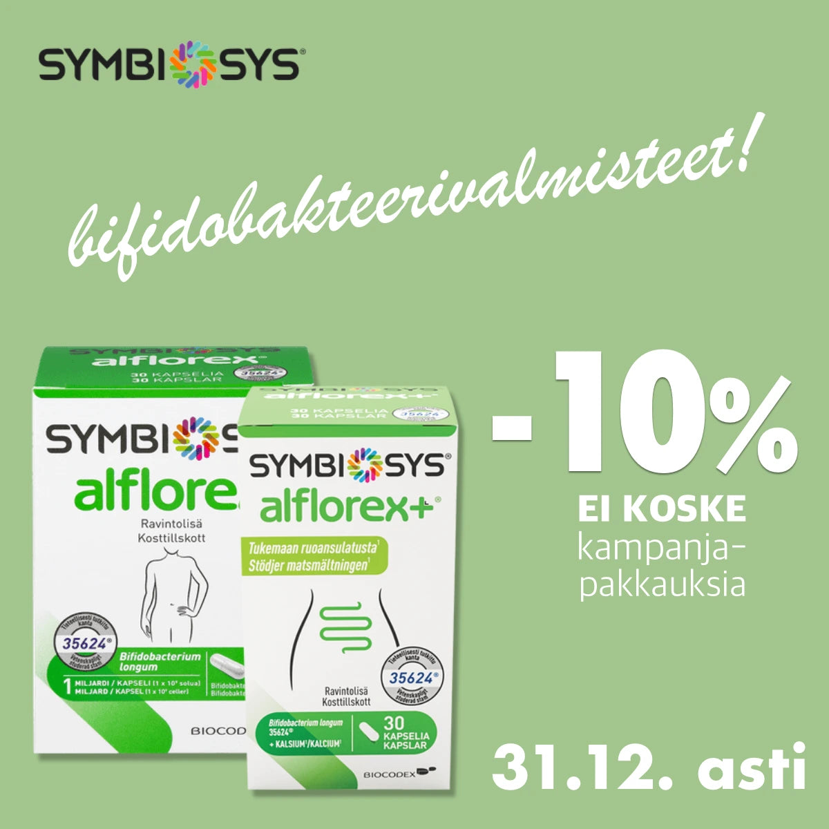 Alflorex -10% joulukuun ajan