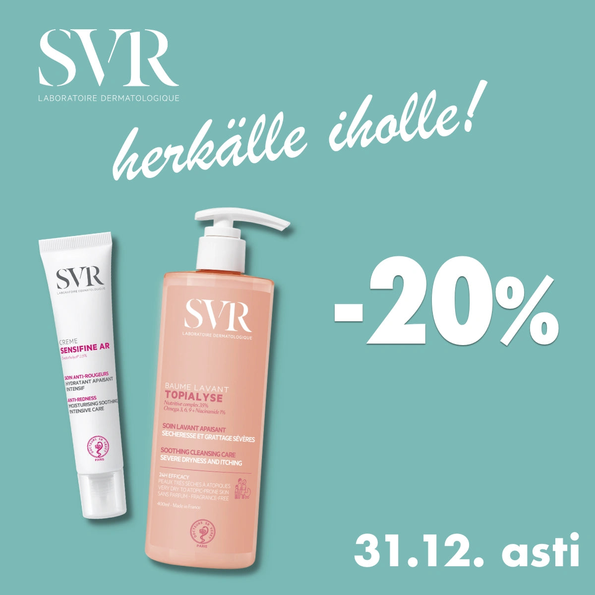 SVR -20% joulukuun ajan