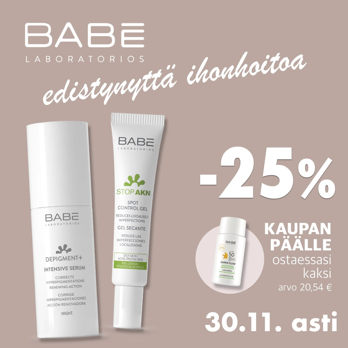 Bebe -25% marraskuun ajan