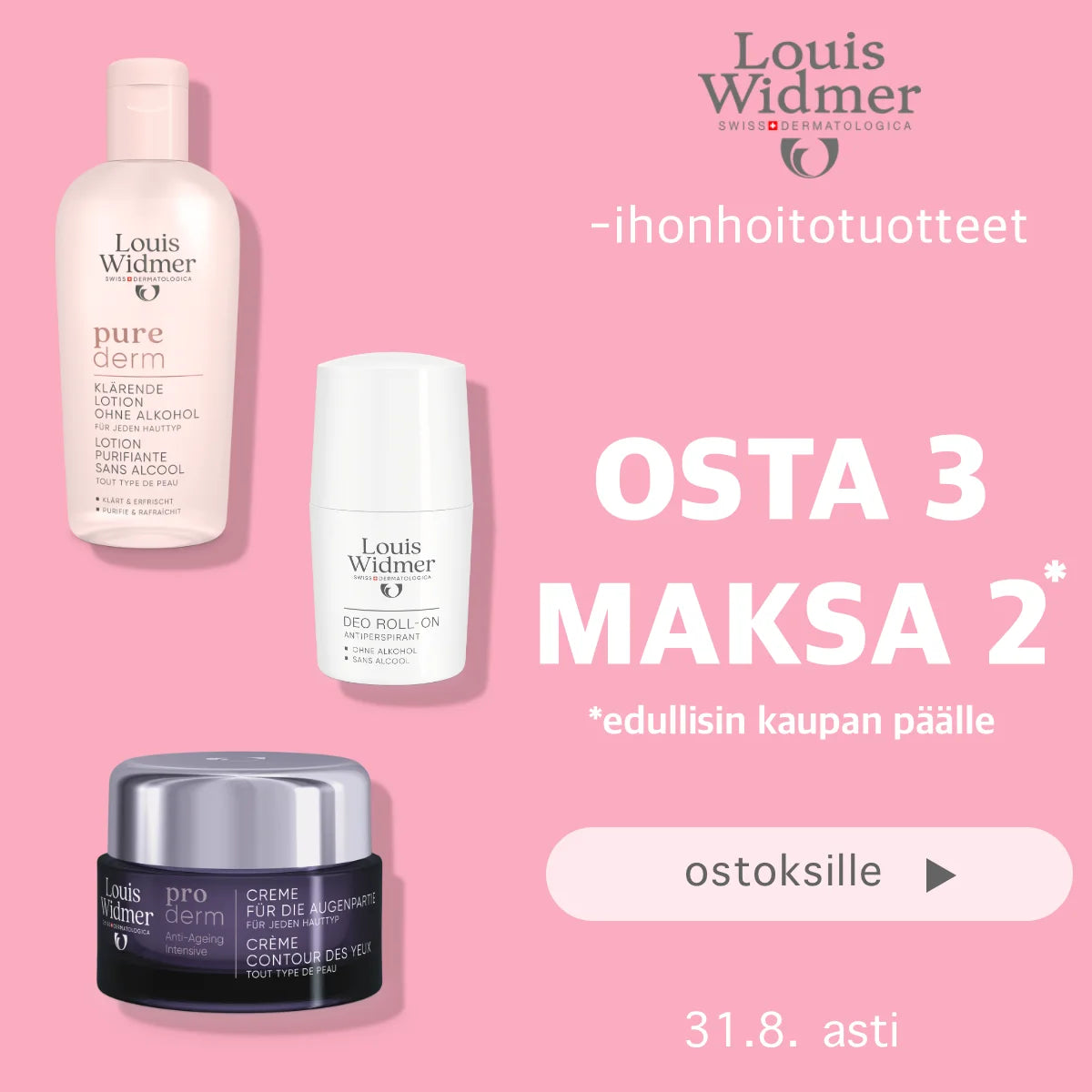 Widmer – osta 3, maksa 2