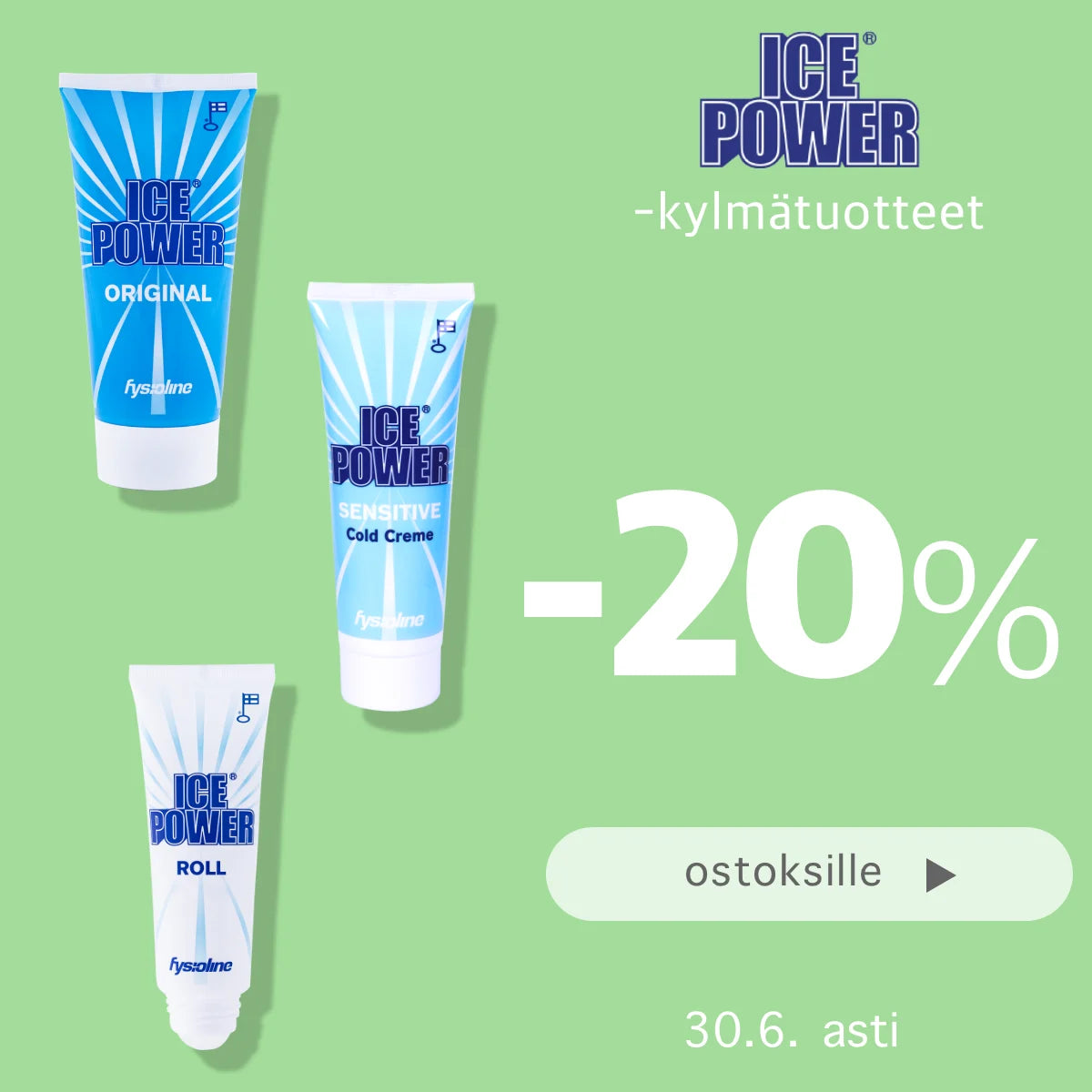 Ice Power -20% kesäkuun ajan