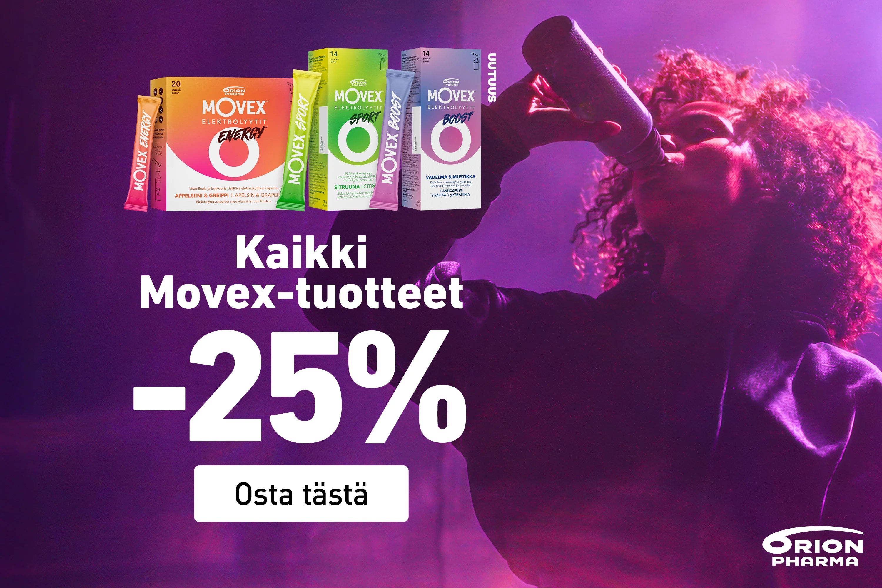 Movex -25% kesäkuun ajan