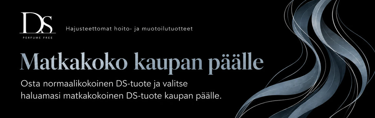 DS-tuotteen ostajalle matkakokoinen lahjatuote kaupan päälle