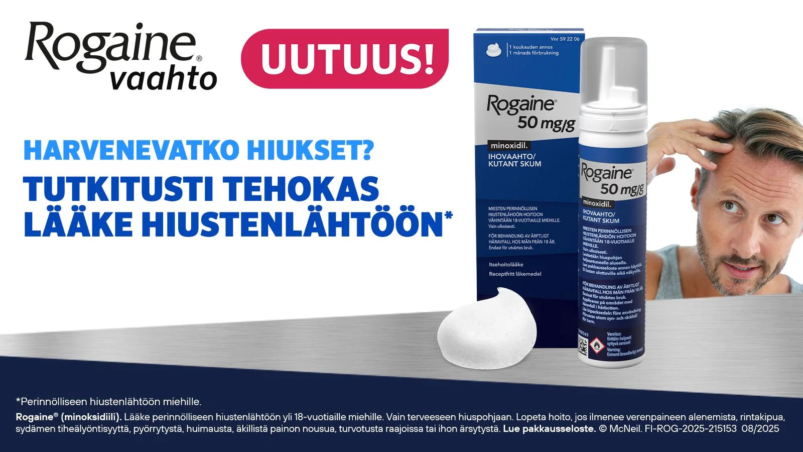 Rogaine hiustenlähtöön