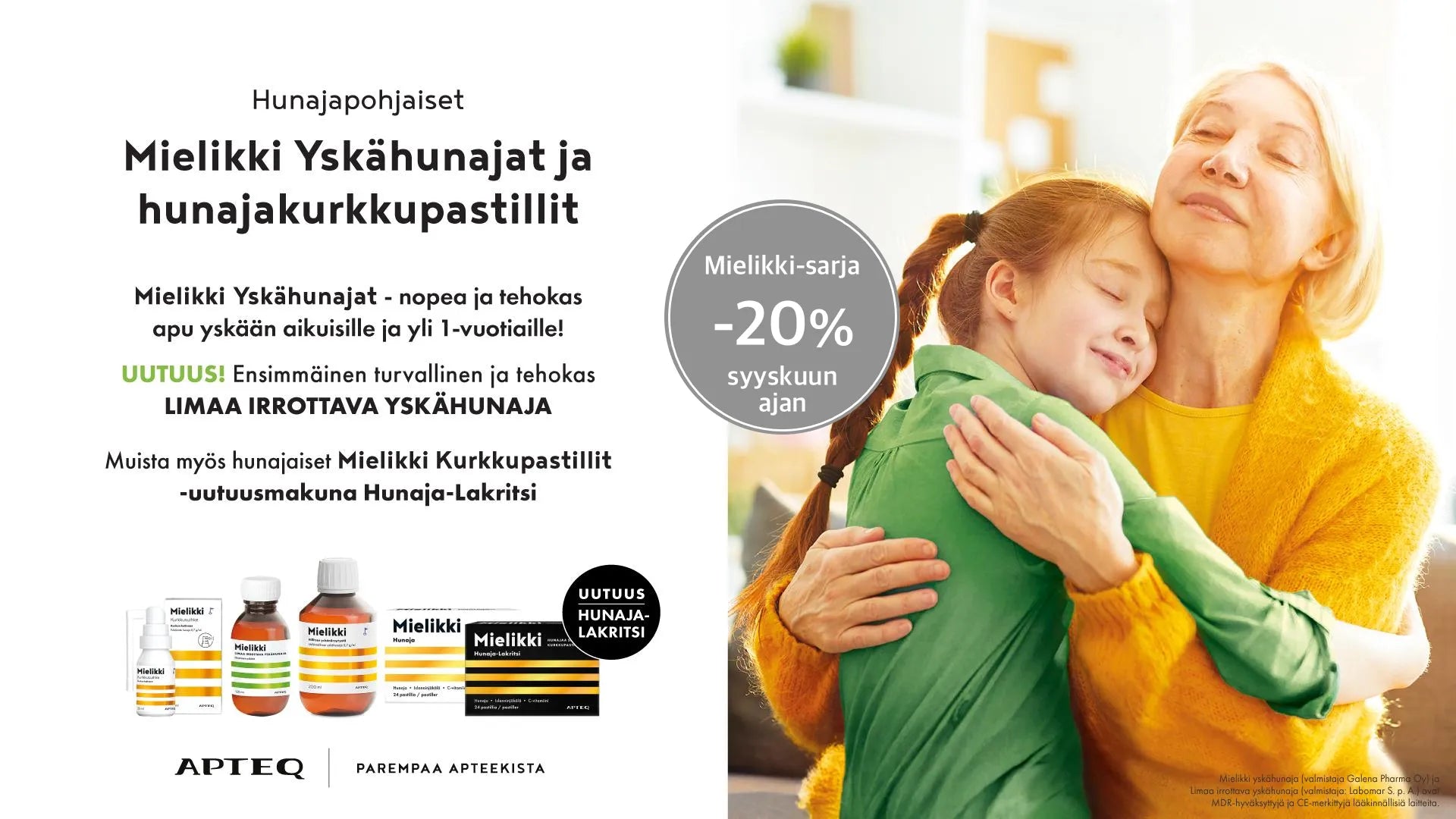 Mielikki -20% syyskuun ajan