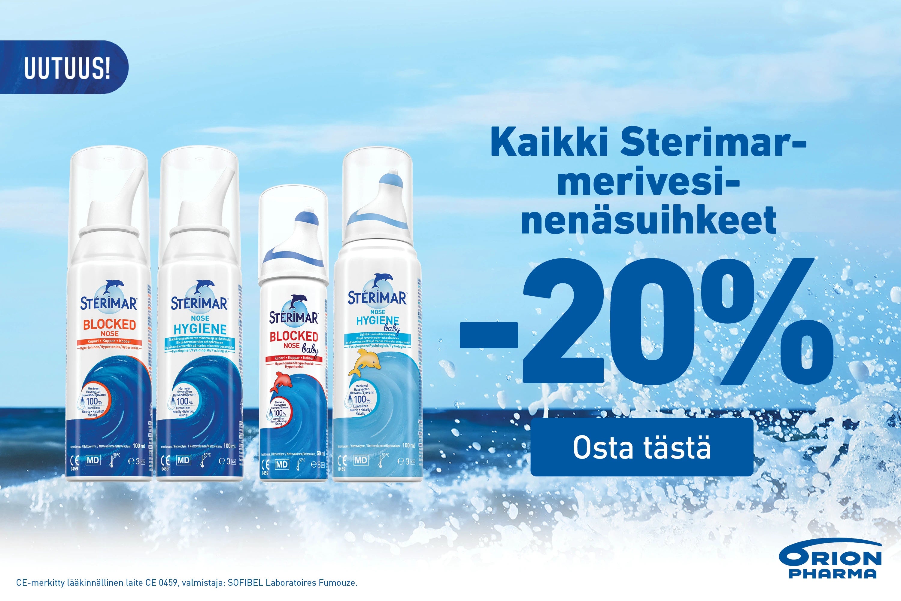 Sterimar -20% tammikuun ajan
