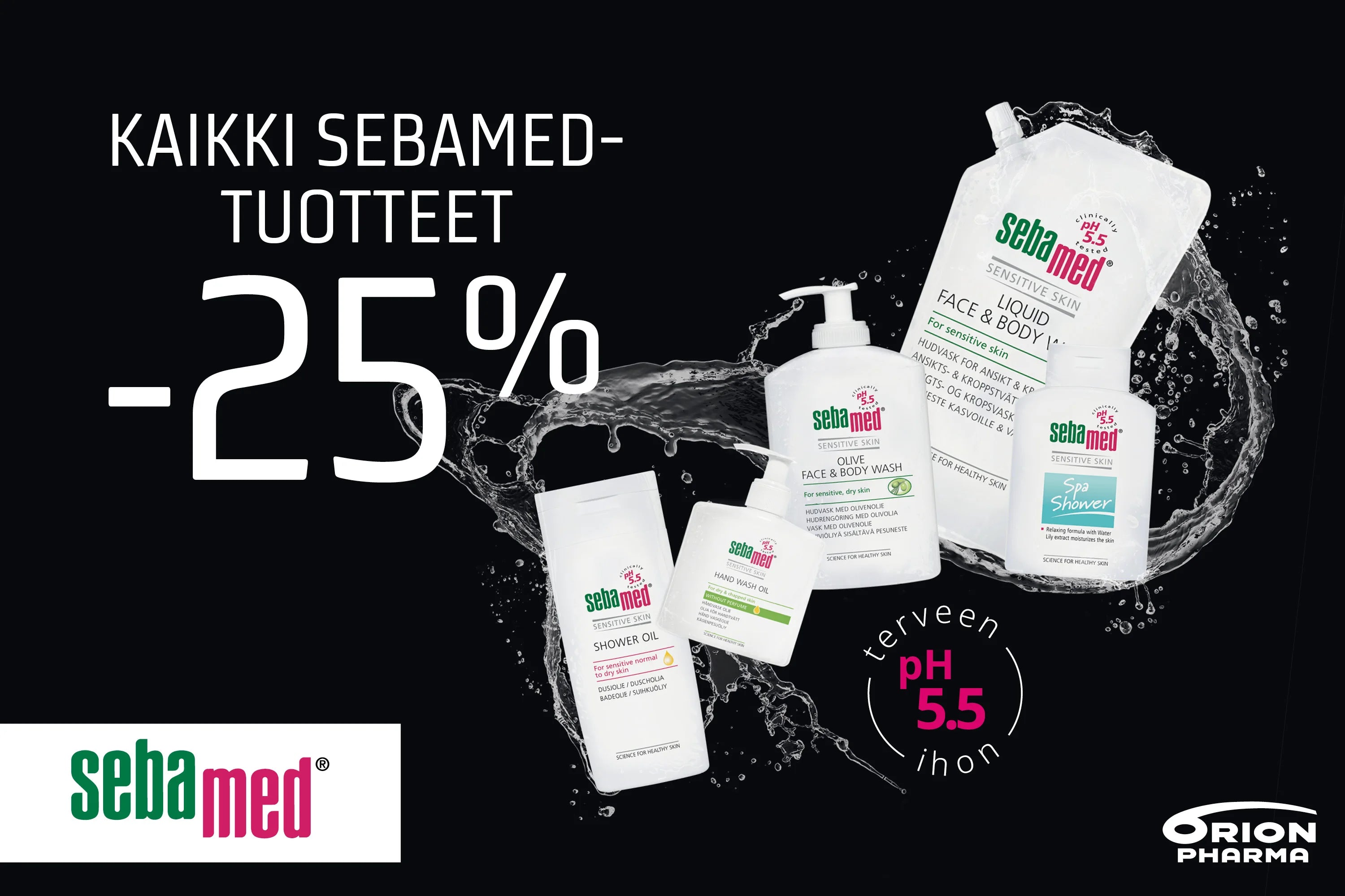 Sebamed -25% maaliskuun ajan