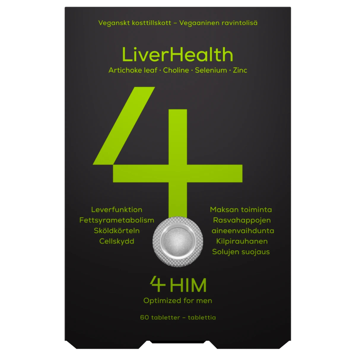 4HIM LiverHealth tabletti 60 kpl ravintolisä miehille