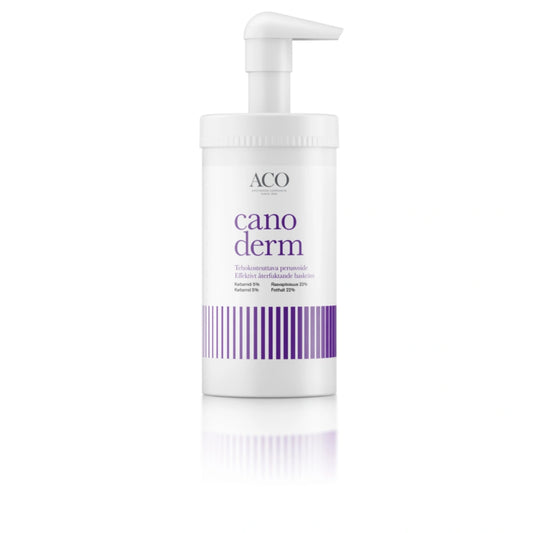 Canoderm 5% Cream perusvoide 500 g ehokosteuttava perusvoide, joka vahvistaa, suojaa ja rauhoittaa kuivaa ihoa