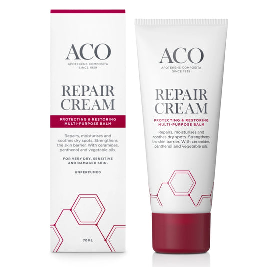 ACO Repair Cream hajusteeton erikoisvoide 70 ml kosteuttava ja rauhoittava voide