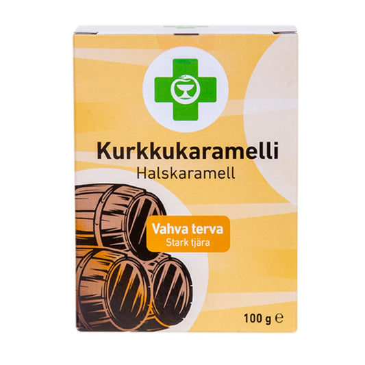 APTEEKKI Kurkkukaramelli vahva terva 100 g