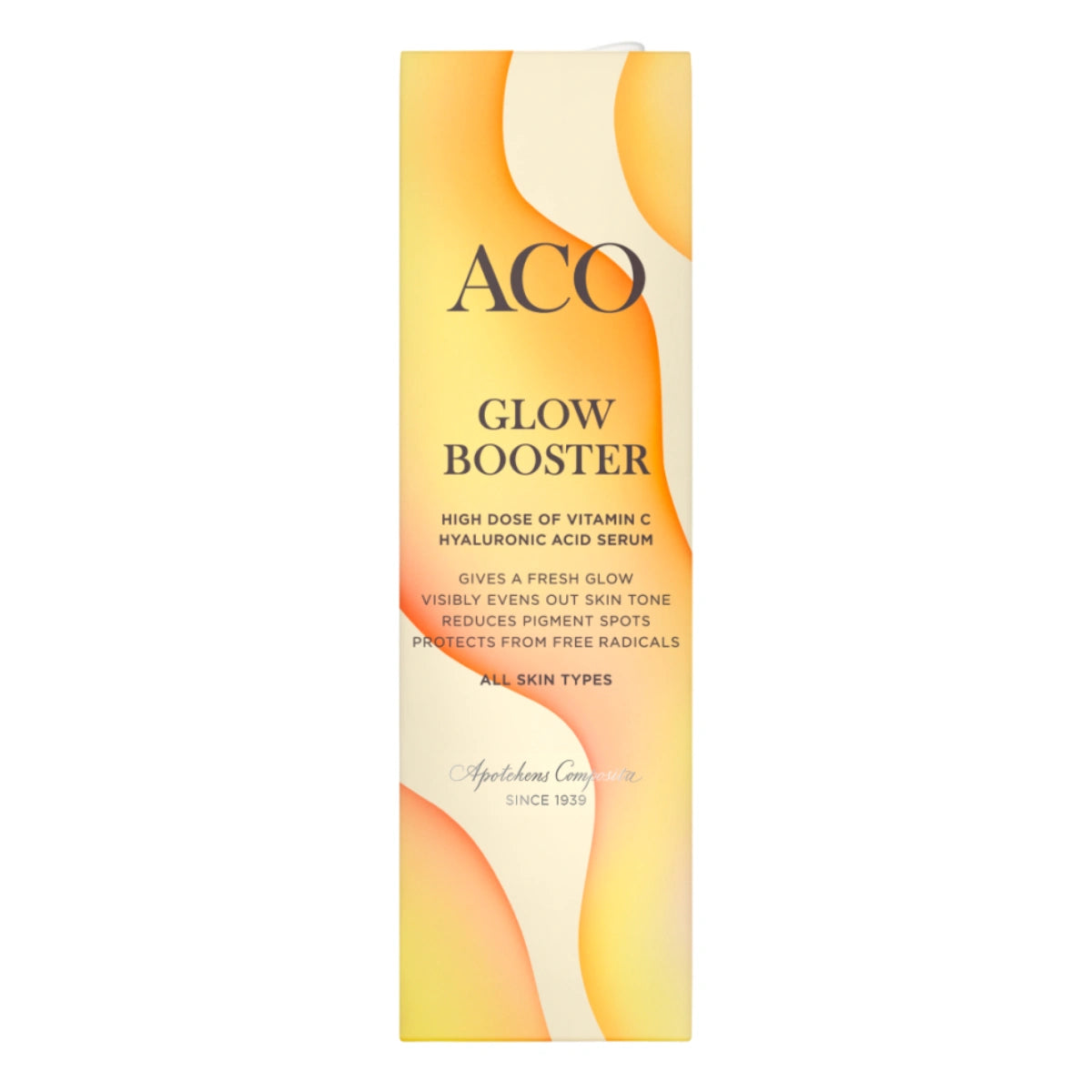 ACO Face Glow Vitamin C Booster seerumi 30 ml tasoittaa näkyvästi ihon sävyä
