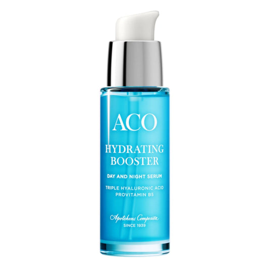 ACO Face Hydrating Vitamin B Booster seerumi 30 ml hyaluronihappo tuo pitkäaikaista kosteutta syvälle ihoon