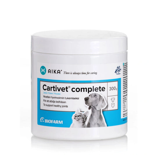 AIKA Cartivet Complete 300 g nivelten hyvinvoinnin tukemiseen koirille ja kissoille
