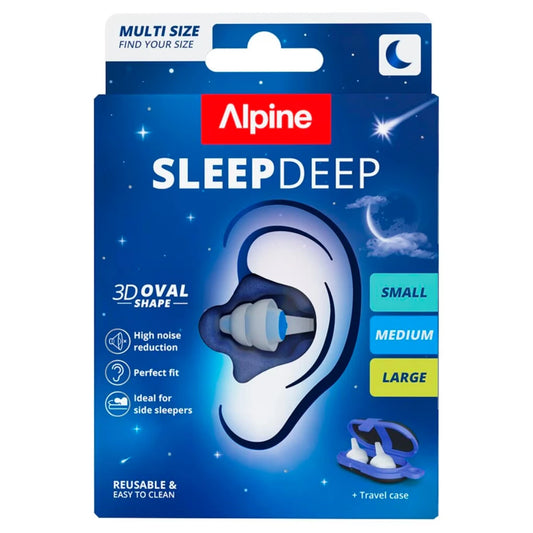 Alpine SleepDeep korvatulpat S/M/L 3 paria