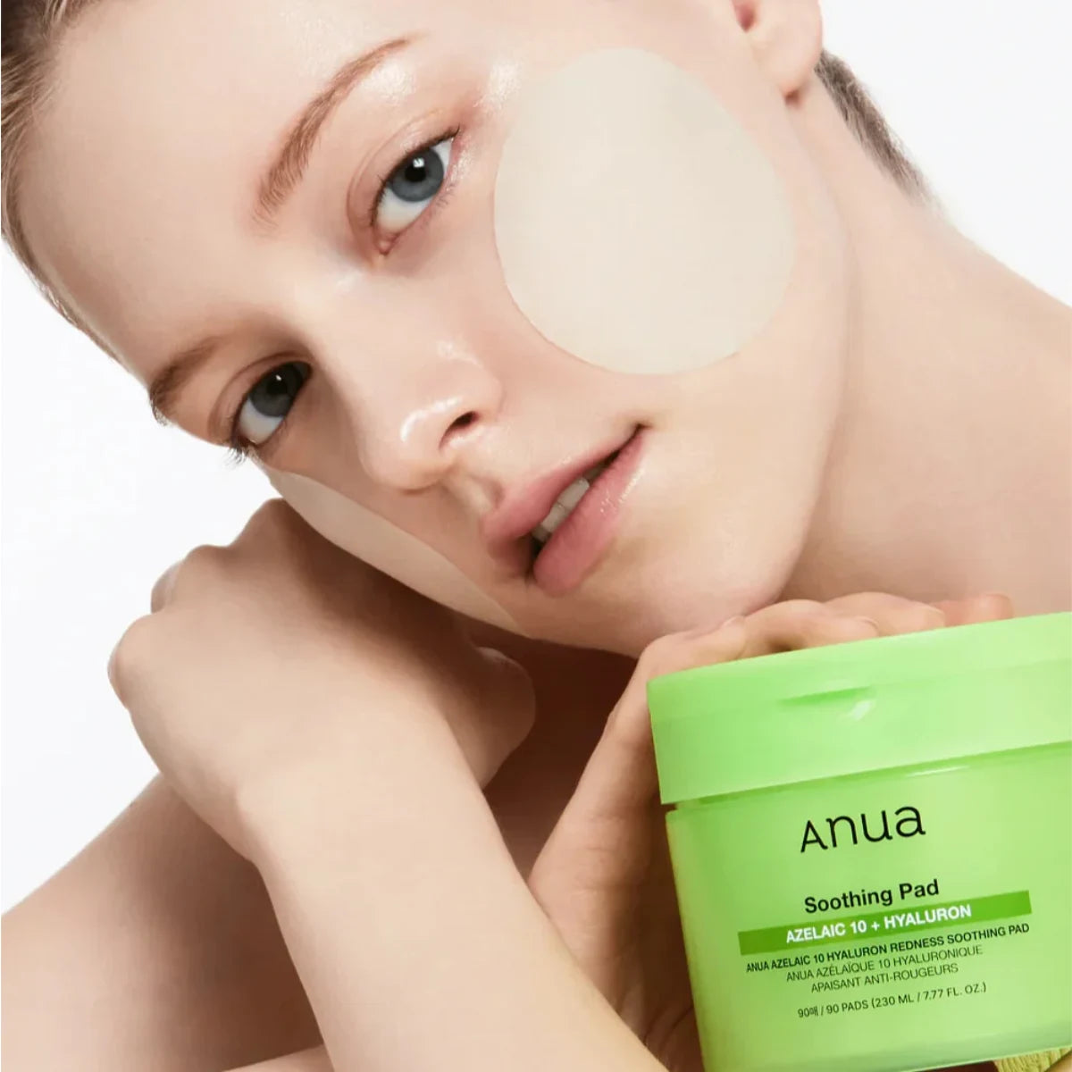 Anua Azelaic 10 Hyaluron Redness Soothing Pad 90 kpl kasvovesilaput punoittavalle iholle