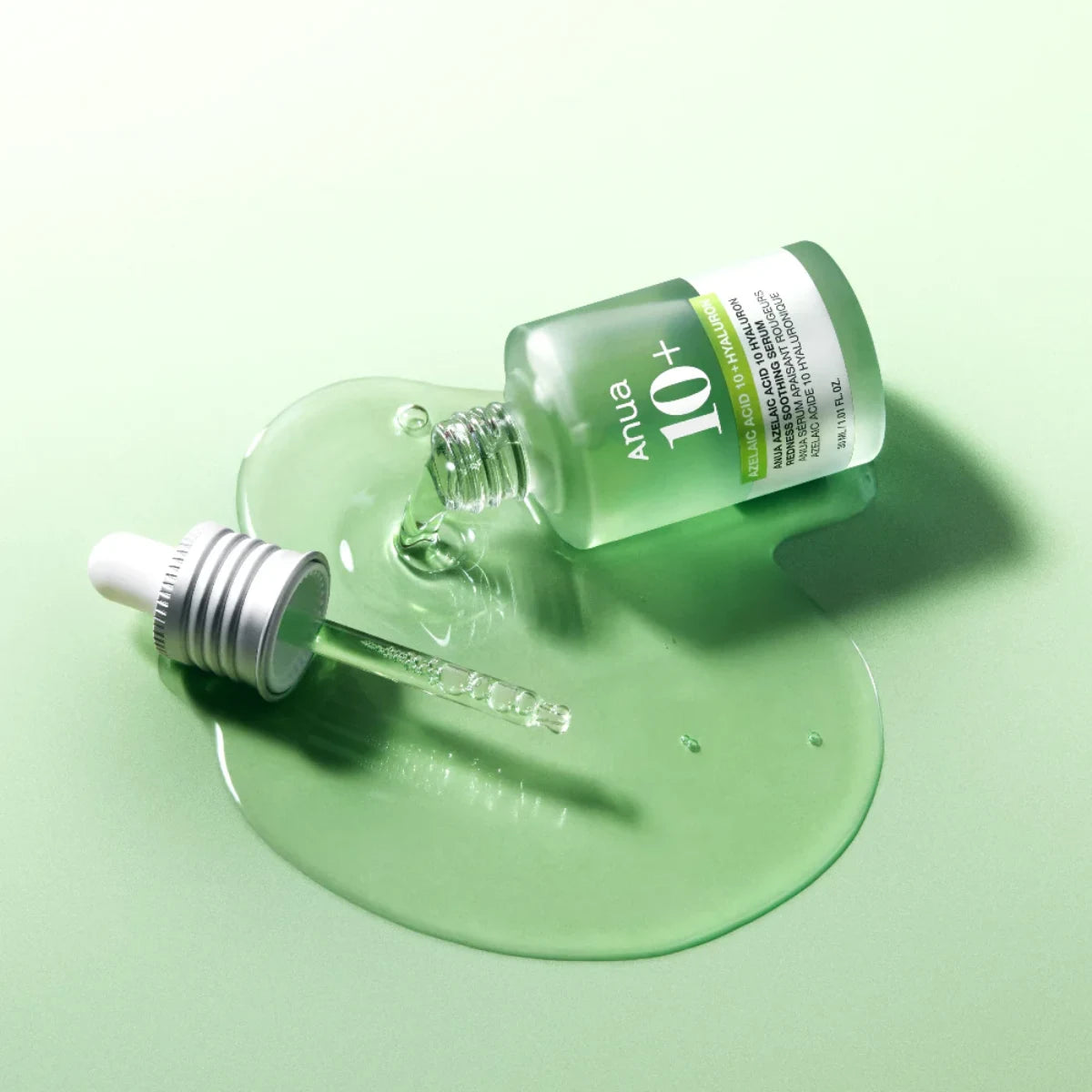 Anua Azelaic Acid 10 Hyaluron Redness Soothing Serum herkälle, punoittavalle ja epäpuhtauksiin taipuvaiselle iholle