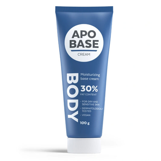 APOBASE Creme 30% perusvoide 250 g kosteuttava ja kosteuden säilyttävä perusvoide kuivan ja herkän ihon päivittäiseen hoitoon