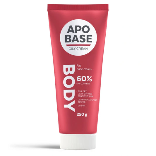 APOBASE Oily Cream 60% perusvoide 250 g herkän ja atooppisen ihon hajusteeton perusvoide