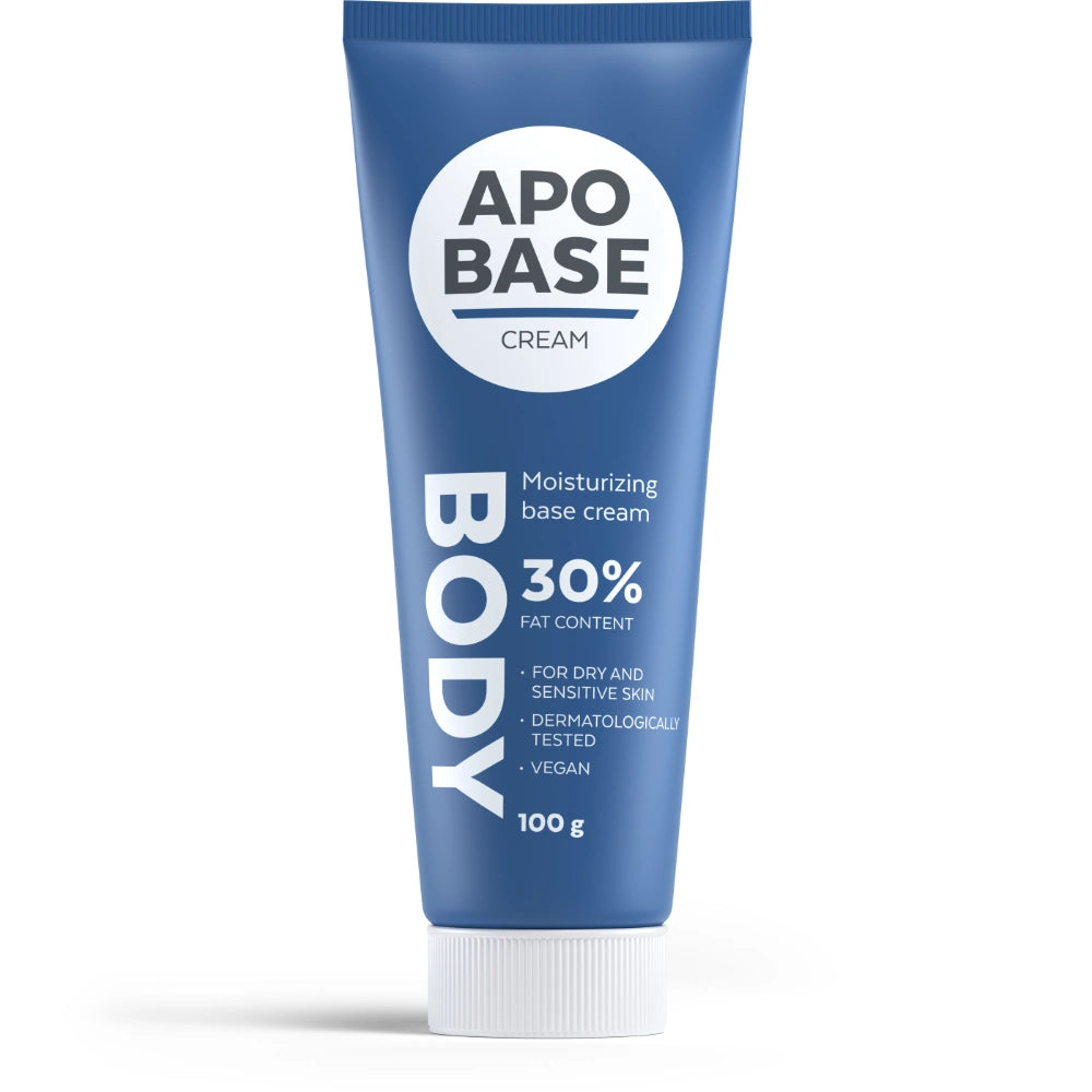 APOBASE Creme 30% keskirasvainen perusvoide 100 g hajusteeton ja lisäaineeton voide imeytyy nopeasti