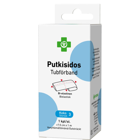 APTEEKKI Putkisidos koko 3 7,5 cm x 1 m