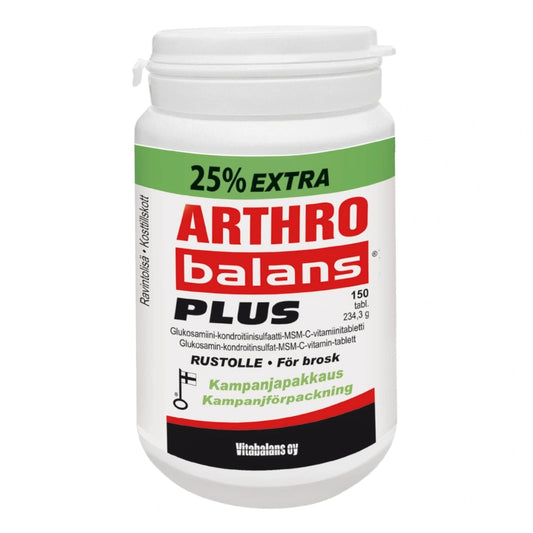 ARTHROBALANS Plus kampanjapakkaus tabletti 150 kpl ruston hyvinvointia tukeva