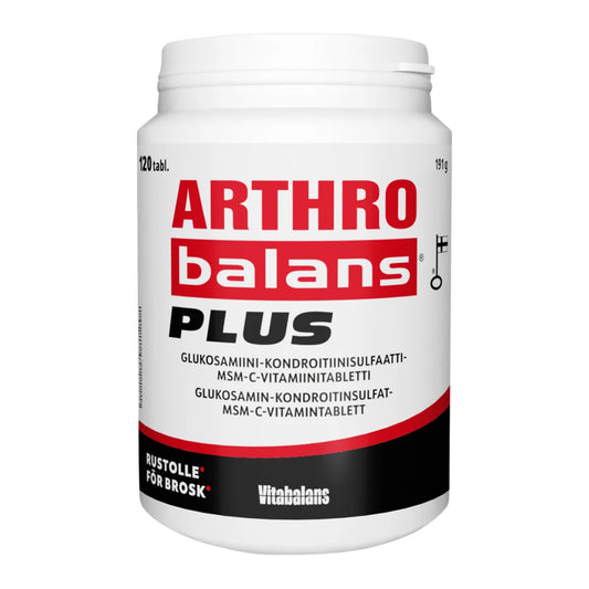 ARTHROBALANS Plus tabletti 120 kpl ravintolisä nivelten hyvinvointiin