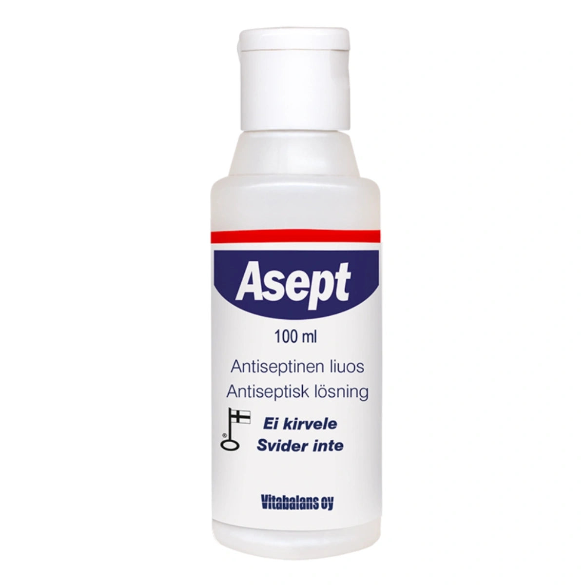 ASEPT antiseptinen liuos 100 ml ei kirvele