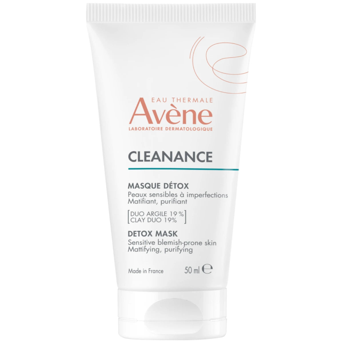 AVENE Cleanance Mask puhdistava kasvonaamio epäpuhtaalle herkälle iholle 50 ml