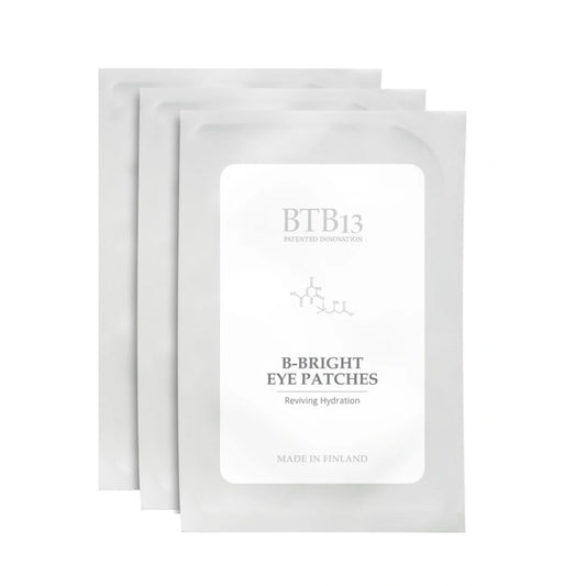 BTB13 B-Bright Eye Patches silmänaamio 3 kpl kosteuttavat ihoa tehokkaasti
