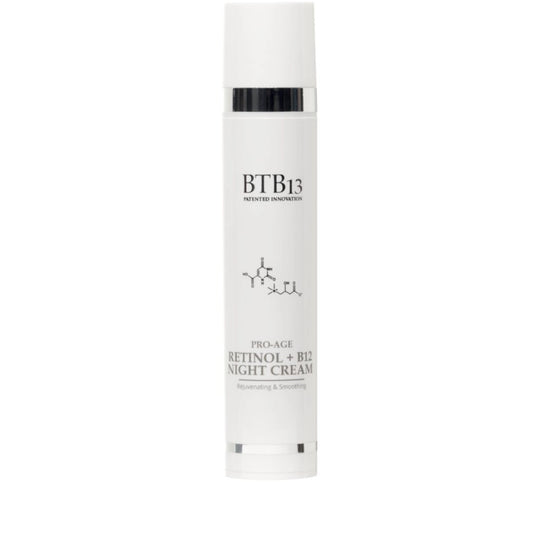 BTB13 Pro-Age Retinol + B12 Night Cream ihon uusiutumista tukeva yövoide 50 ml
