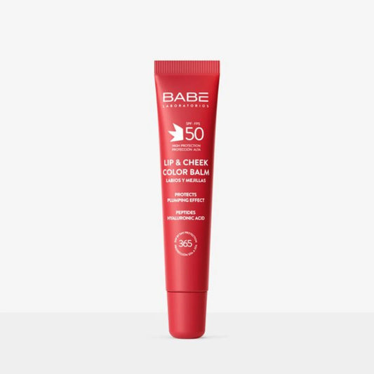 Babé Lip & Cheek Color Balm SPF 50 – Punainen