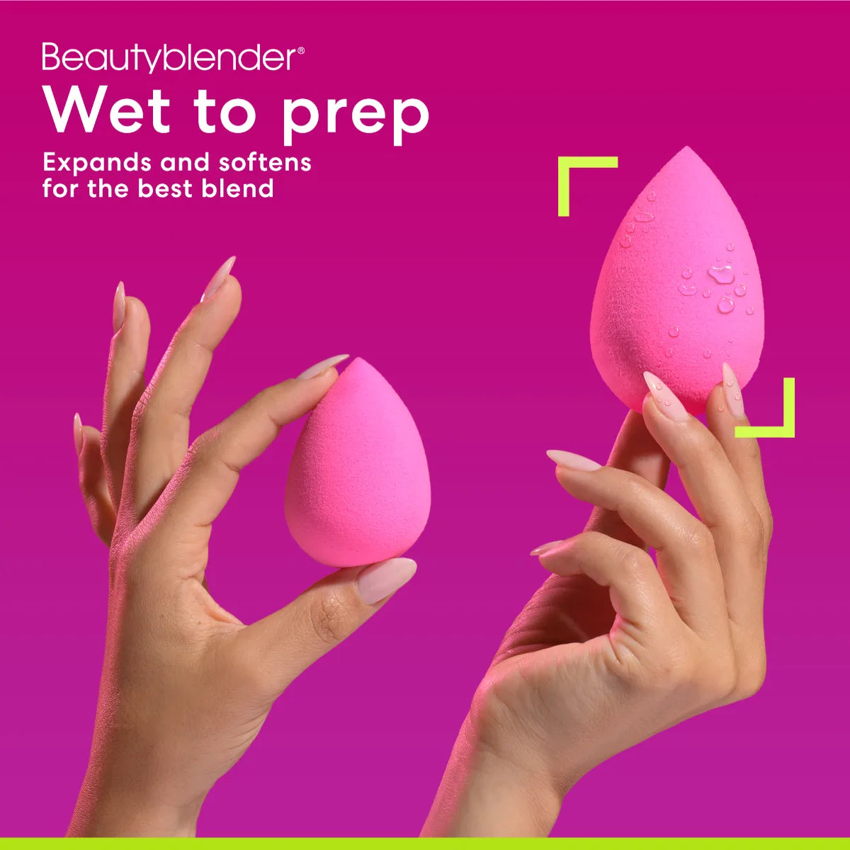 Beautyblender Original kastele ennen käyttöä