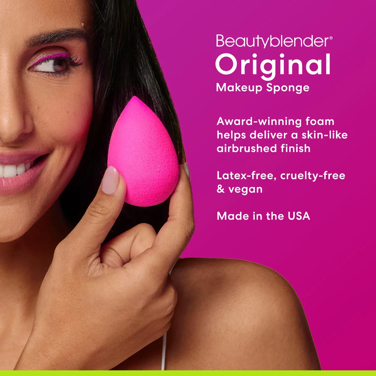 Beautyblender Original meikkisieni, joka jättää täydellisen lopputuloksen