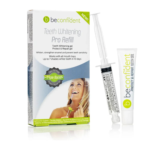 BECONFIDENT Teeth Whitening Pro Refill X4 täyttöpakkaus 2x10 ml