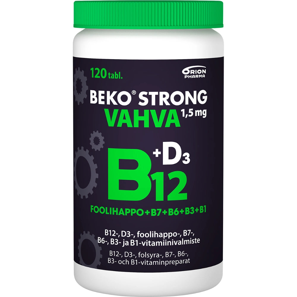 BEKO Strong B12 Vahva 1,5 mg nieltävä tabletti