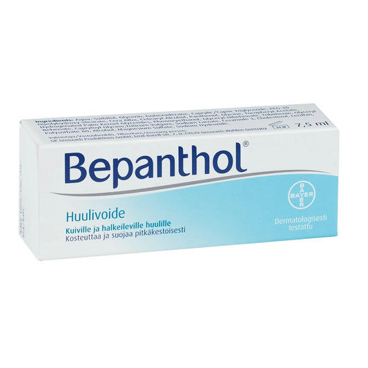Bepanthol Huulivoide – hajusteeton huulivoide karheille huulille