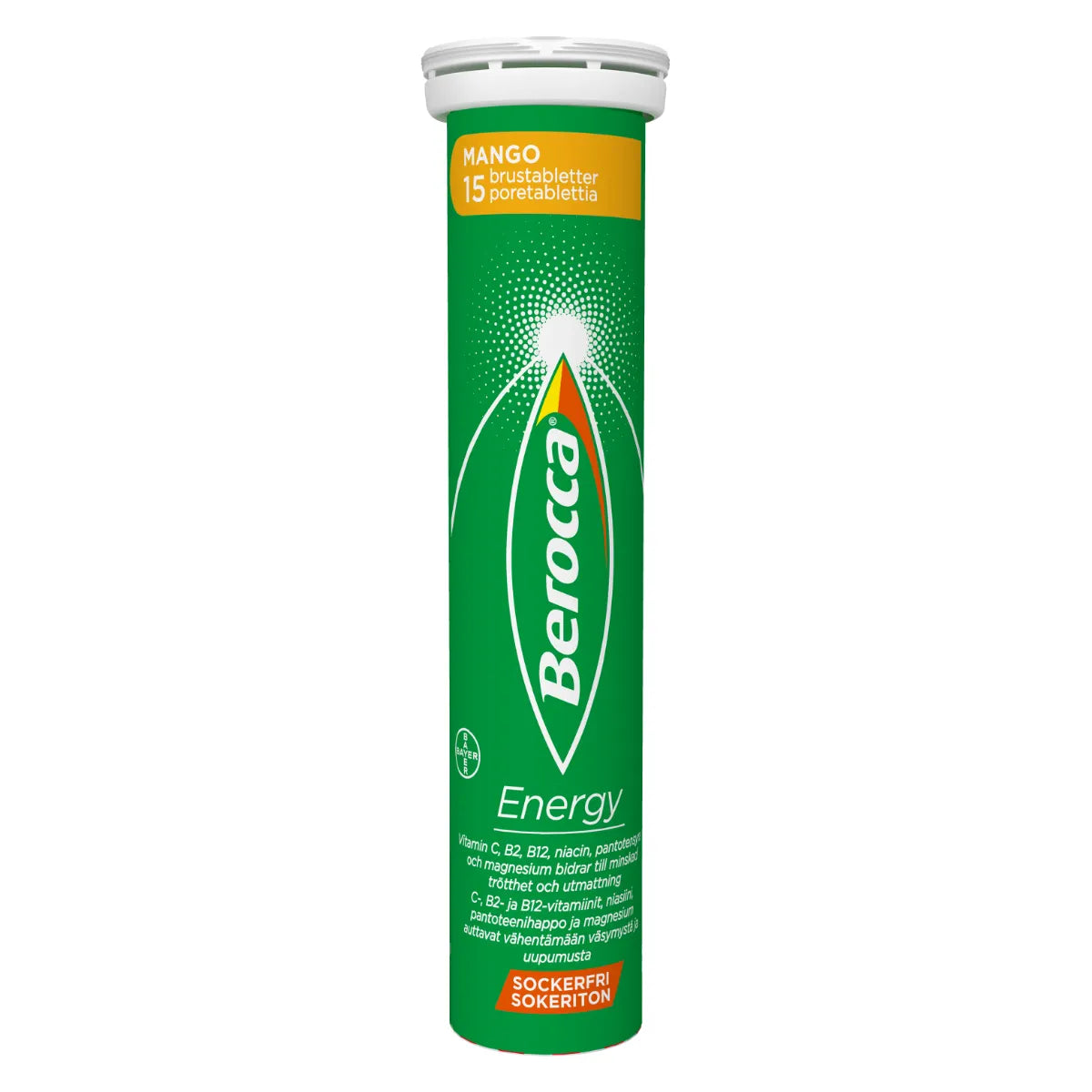 Berocca Energy Mango poretabletti 15 kpl tuubi