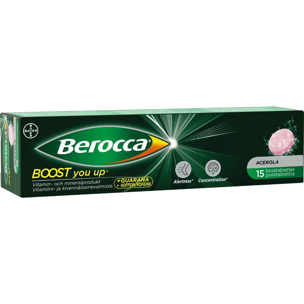 BEROCCA Boost poretabletti 15 kpl